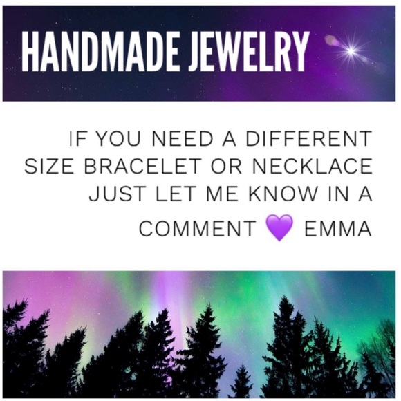 Handmade maille necklace with black obsidian bullet adjustable choker boho goth - Picture 3 of 16